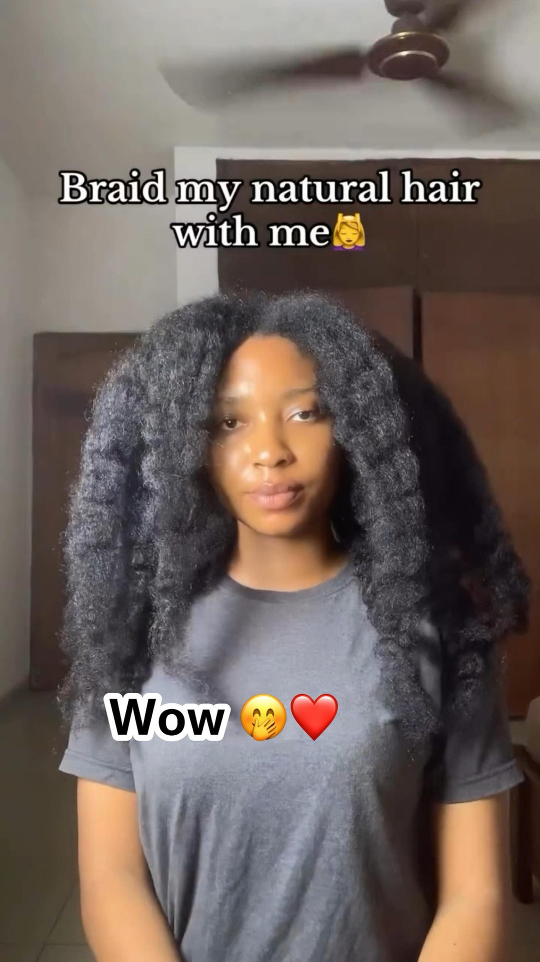 My first time seeing a lady who can single-handedly braid their hair ...
