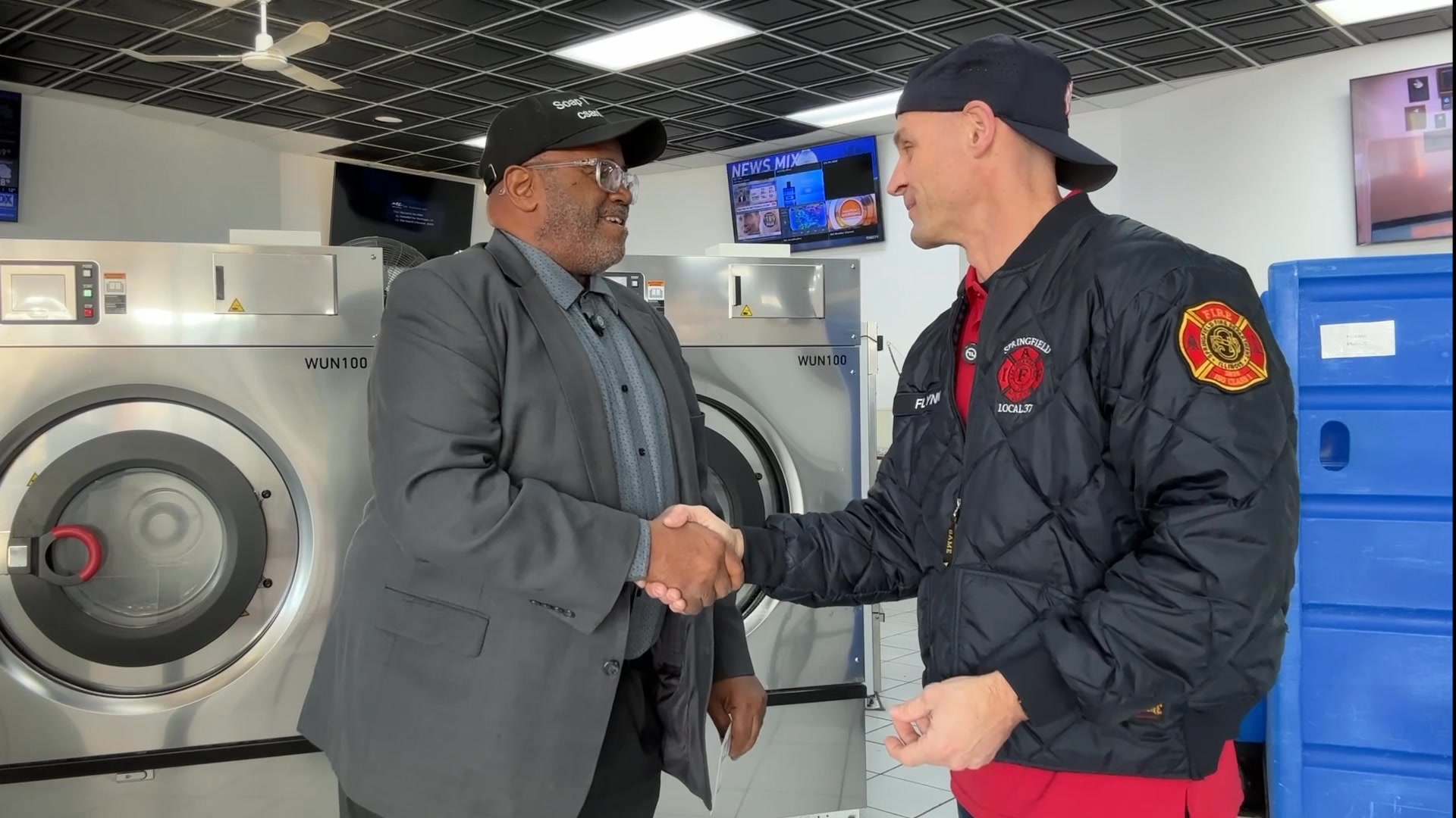 Another check donation, this time to Robert Frazier on behalf of Clean ...
