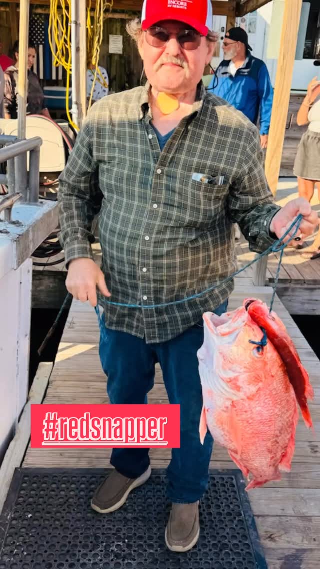 The Thunderbird crew DELIVERED a #redsnapper haul for their first day ...