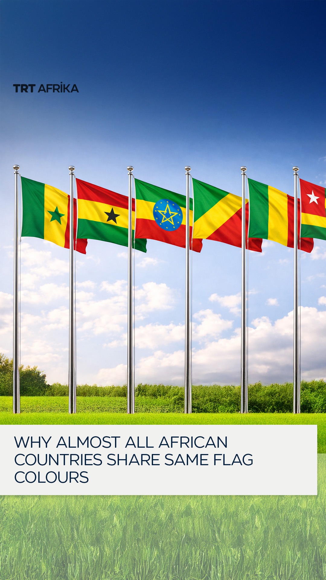 African countries' national flags share similar colours, with the vast ...