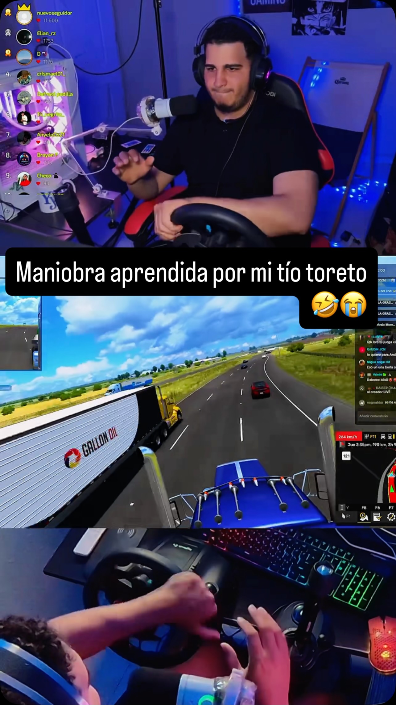 Maniobrando como toreto versión pica pollo 🤣😂😭 #truck #streaming # ...