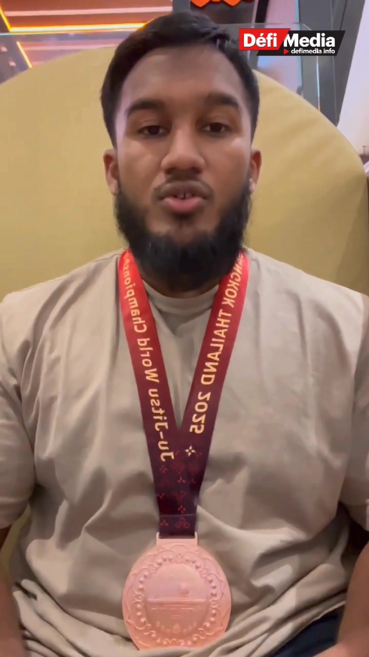 Adil Dookee décroche la médaille de bronze au Championnat du Monde de ...