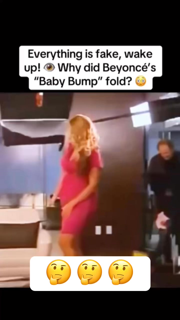 Did Beyoncé’s baby bump fold? 🤔 #beyonce #woke #truthinplainsight ...