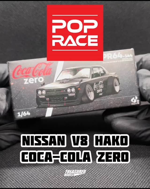 Pop Race Nissan V8 Drift Hakosuka Coca-Cola Zero edition #poprace