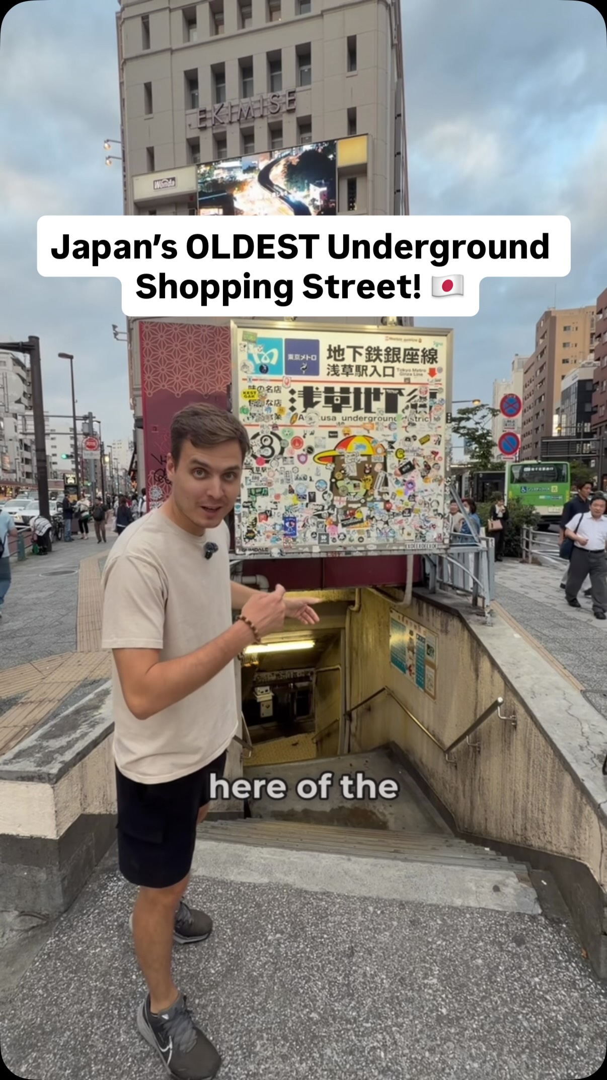 Japan's oldest underground shopping street 🇯🇵 This is the