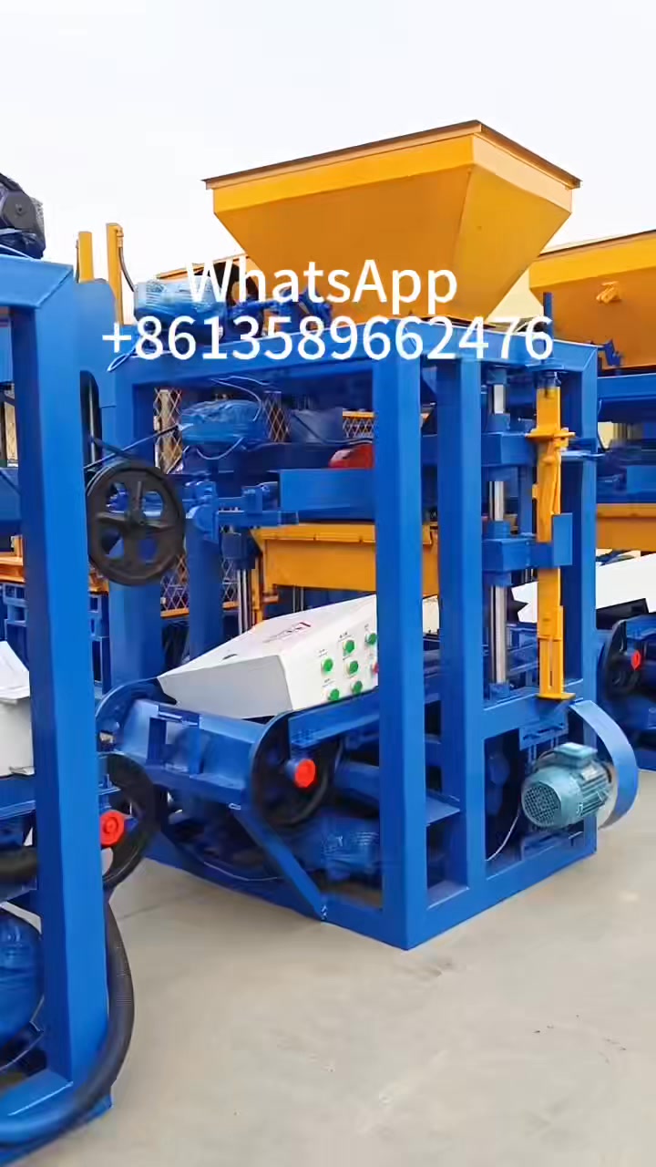 Semi automatic concrete block machine hollow block making machine 4 6 8 ...