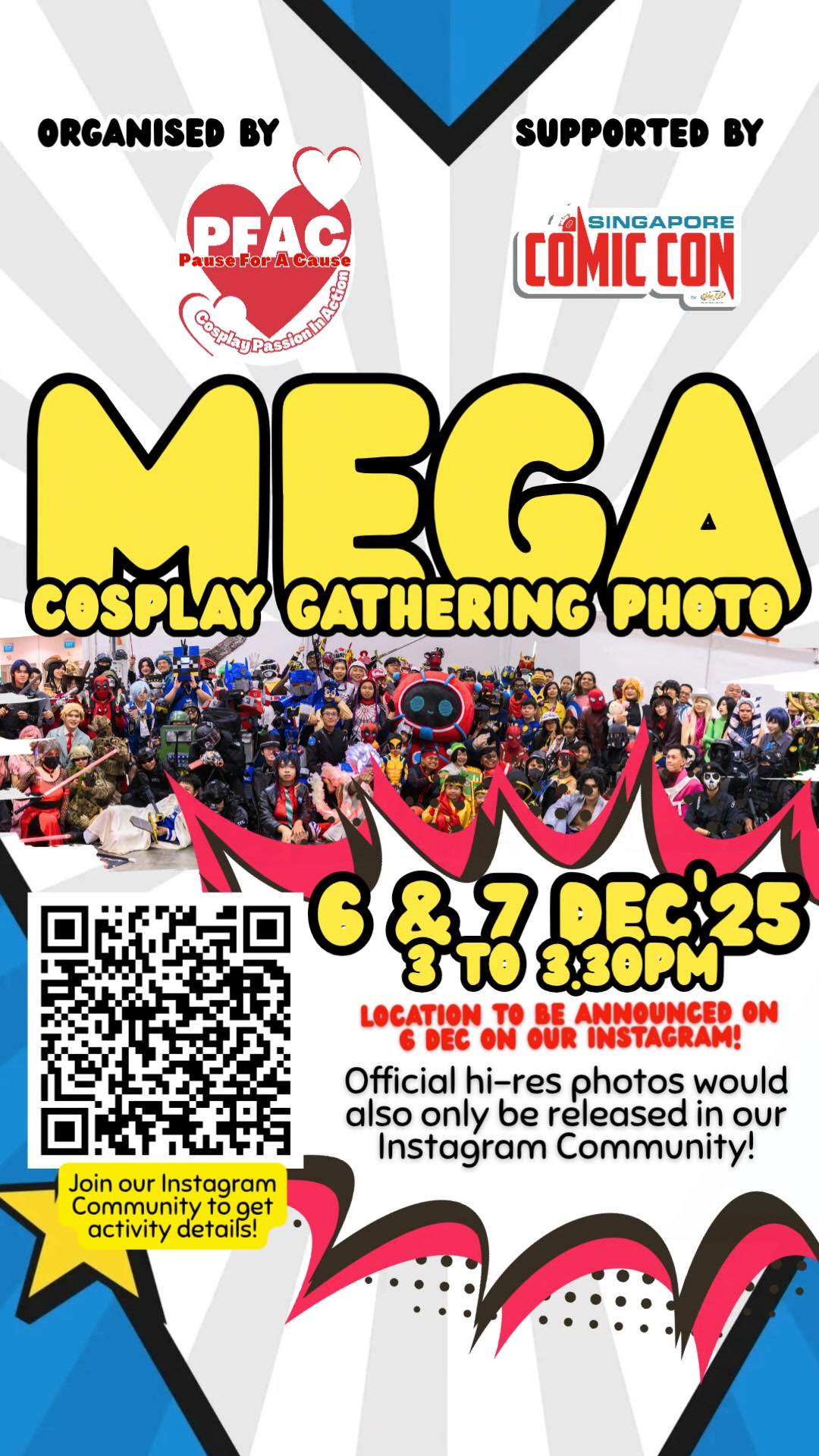 The official cosplay photo for Singapore Comic Con - SGCC This is our ...