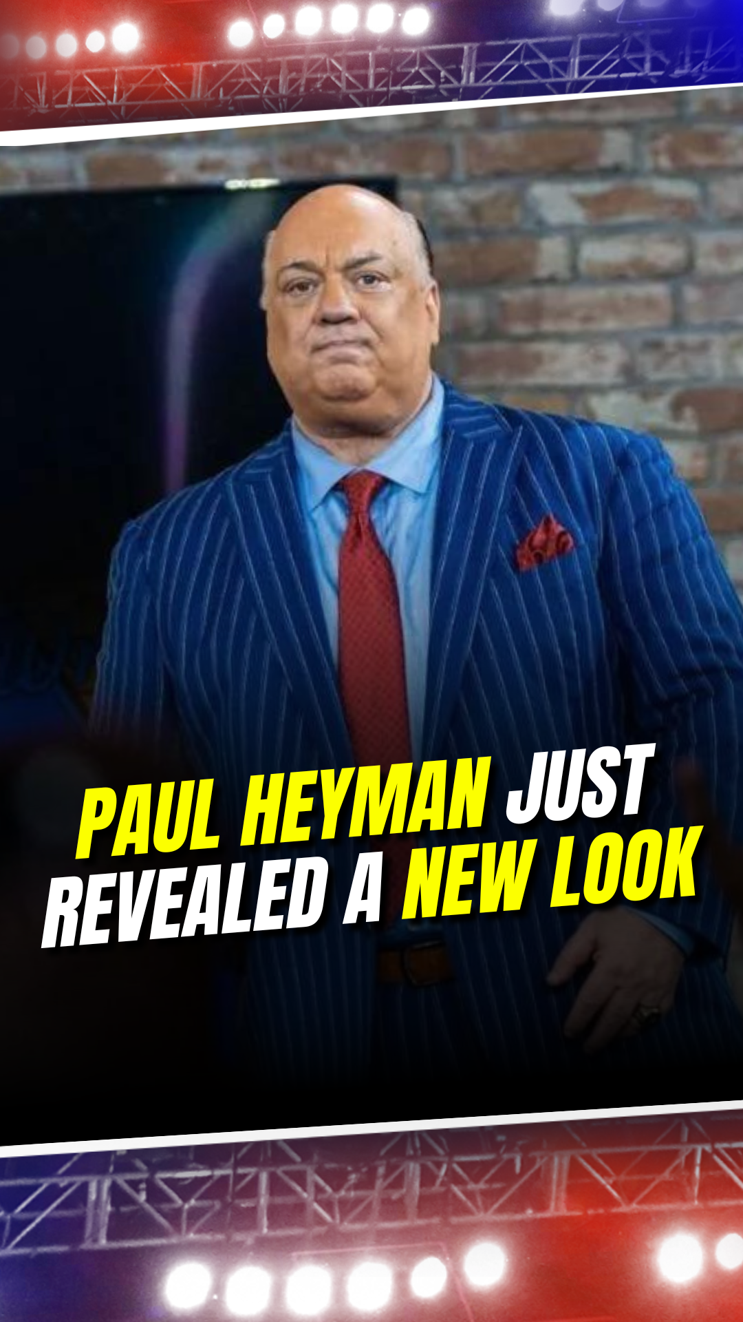 Paul Heyman has grey hair now! 😲... - Sportskeeda Wrestling | Facebook