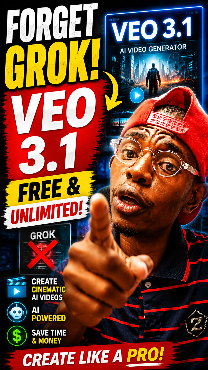 Forget grok! use veo 3.1 free & unlimited to create ai videos like