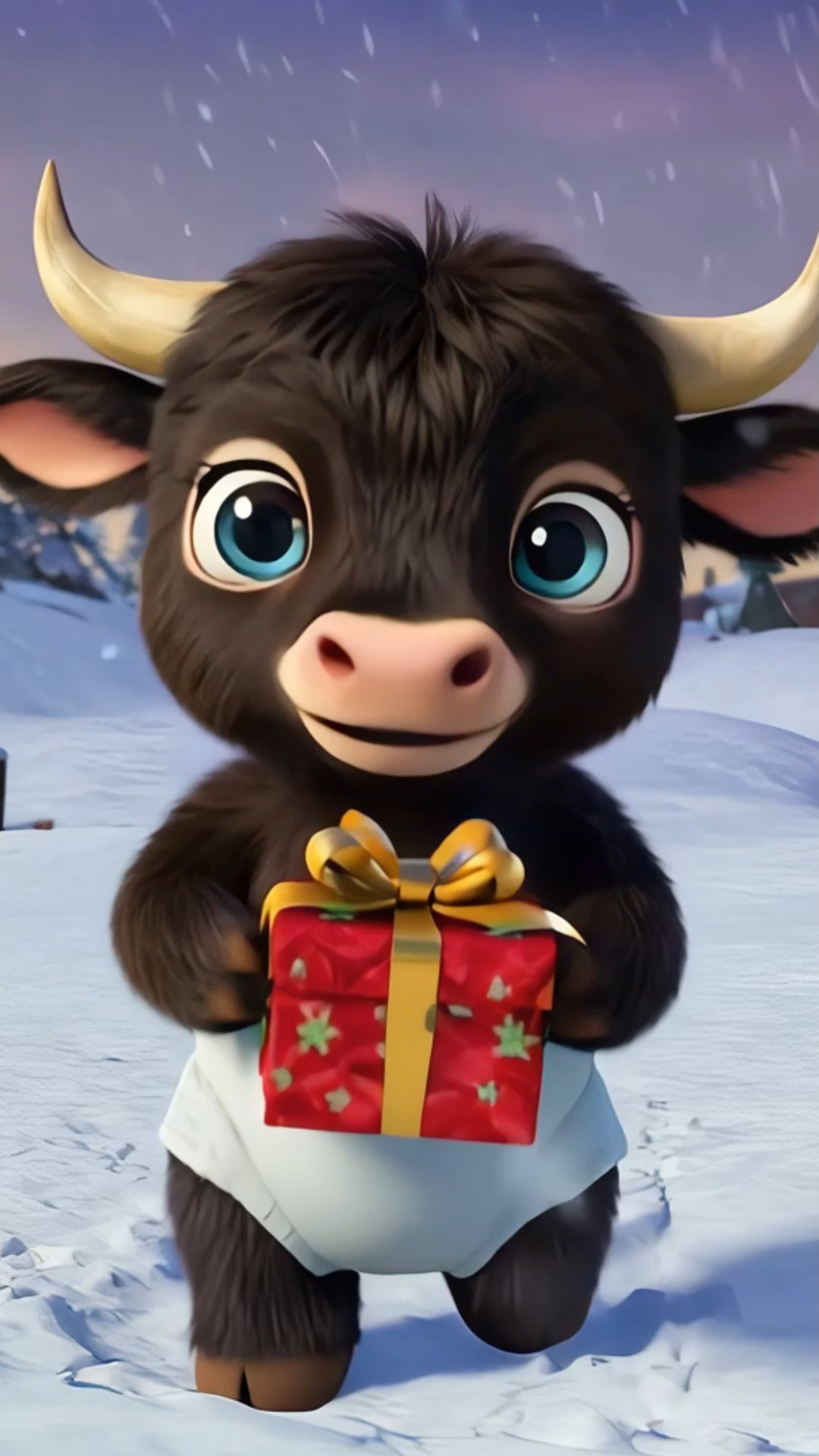 🎁 El Toro sorprende a La Vaca Lola con un gran regalo de Navidad ⭐🎄🐮 En ...