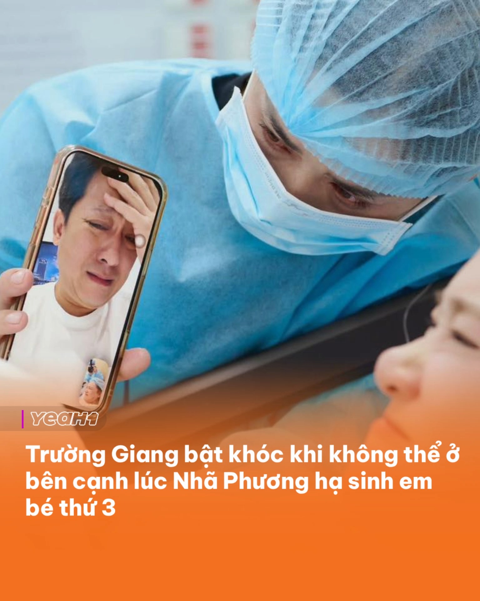 Trường Giang bật khóc khi không thể bên cạnh lúc Nhã Phương hạ sinh em ...