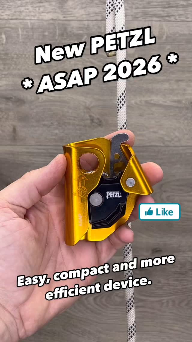 The new PETZL ASAP 2026 is more easy and efficient to manage on and off ...