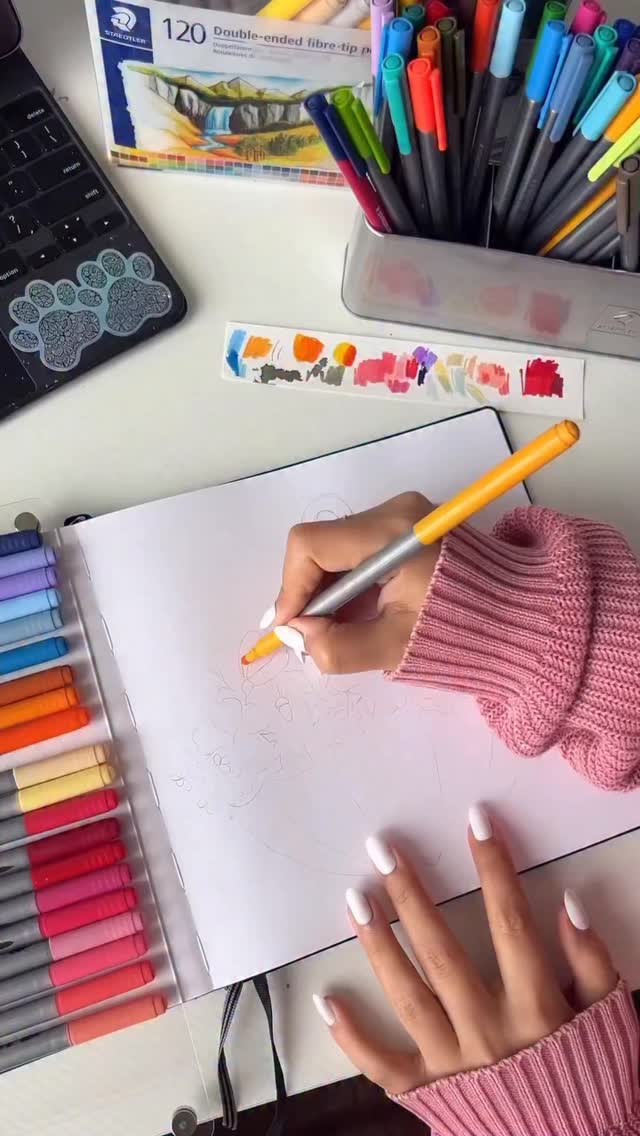 Mira lo que pasa cuando s los usas , El acabado cambia por completo , Los detalles se ven m s vivos, m s definidos, m s WOW , Marcadores staedtler y de verdad se nota la diferencia , Los