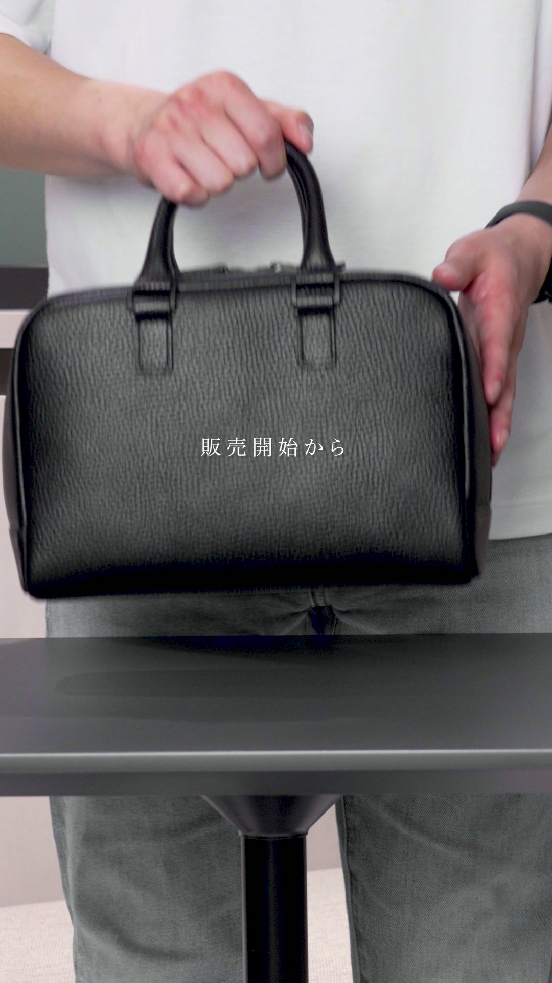 nano ブラック ボストンバッグ New Arrival】ナノボストンバッグ コンパクトながらも手持ちで軽やかに