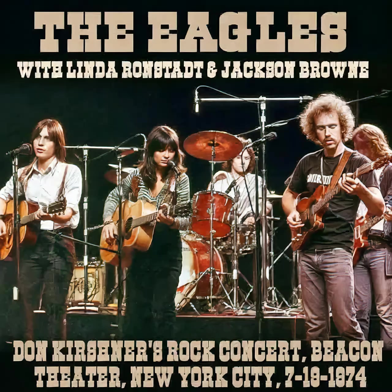 激レア Eagles Jackson Browne Linda ポスター Jackson Browne, Linda Ronstadt, and The Eagles. Early 70s.
