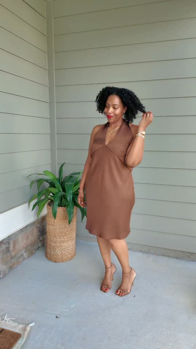 how to make halter dress A cutesy little this weekend✂️, This Halter is in Course 106 of the Sew It Academy™️ ✨ I made it in a Ecovero Viscose from corefabrics ✂️, I cut the short length option and added how to draft a halter neck pattern