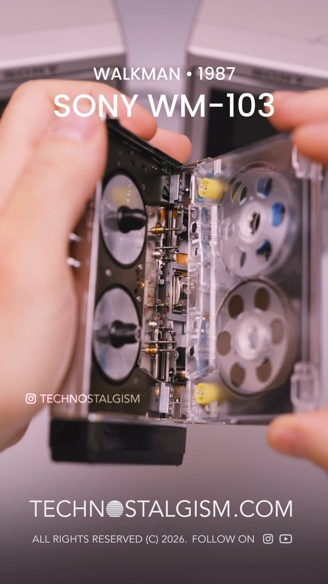 Sony WM-103. Unboxing the most beautiful #Walkman from 1987. Dolby