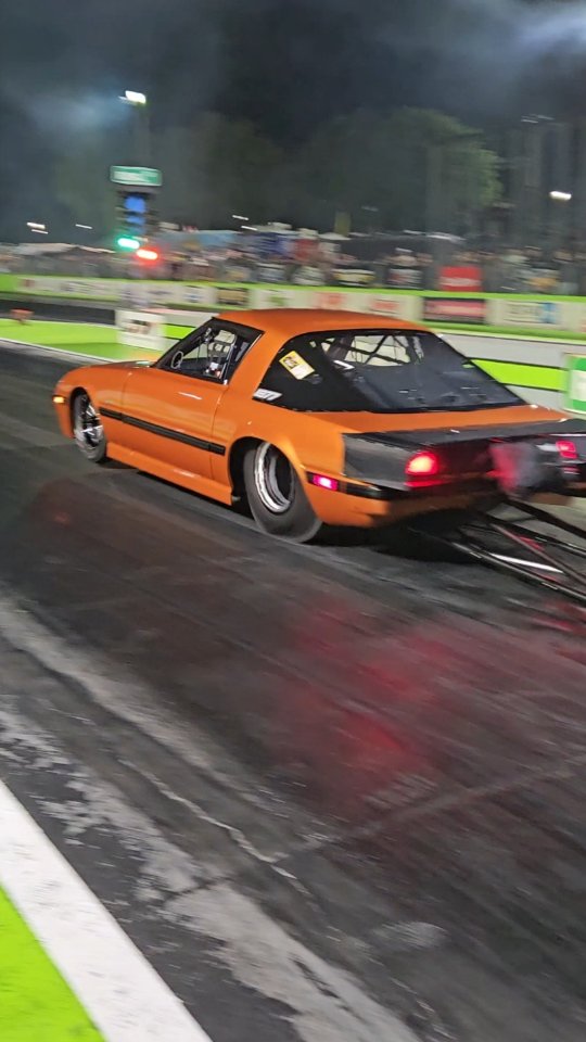 6.28 @ 214mph for the Honda K-SWAP Mazda RX-7 known as THE JUDGE during ...