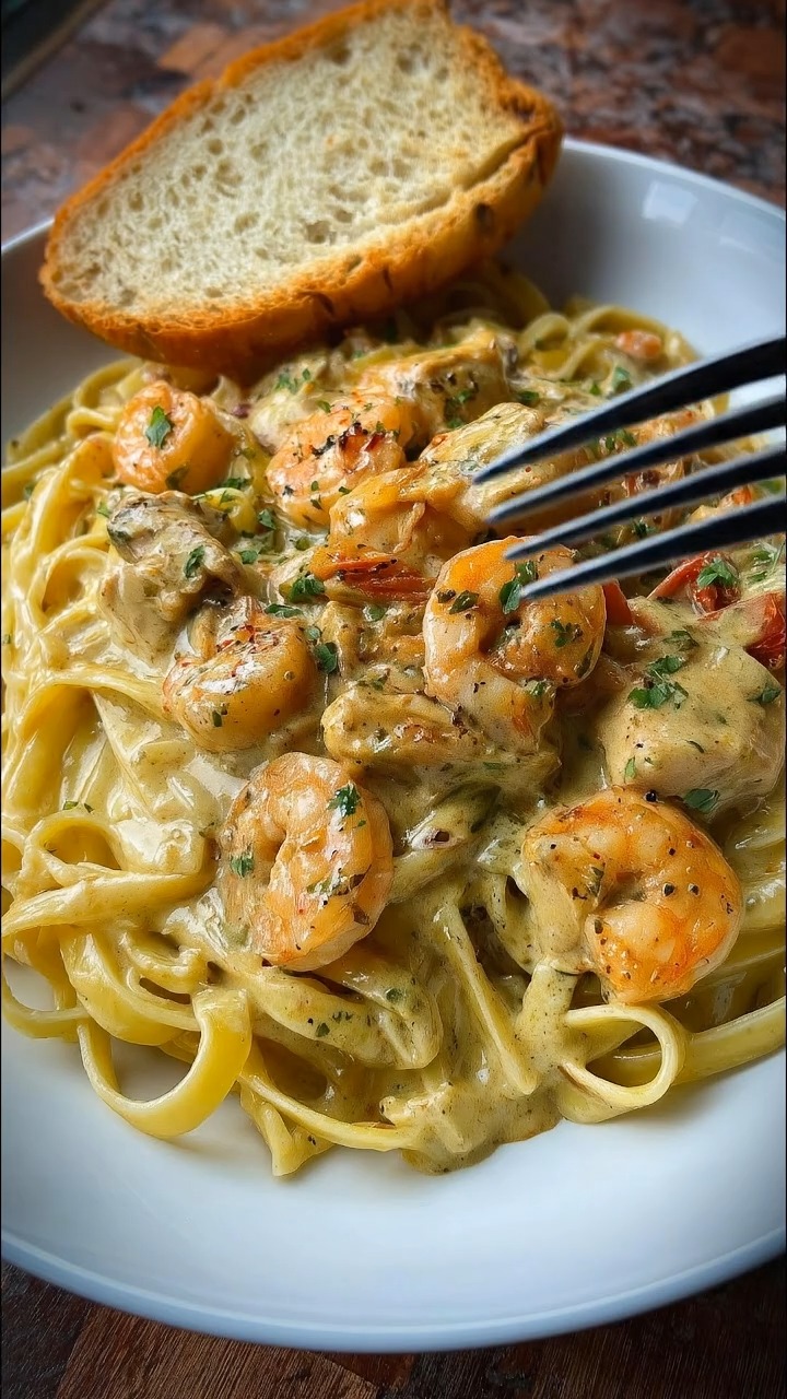 This is what pure comfort looks like. Rich, velvety sauce, tender ...
