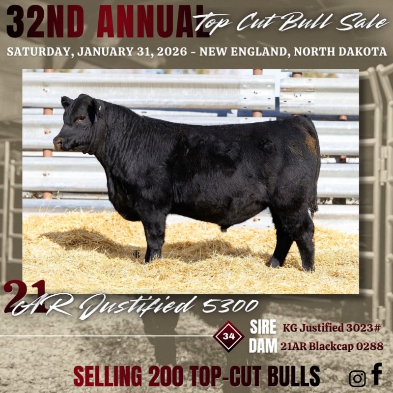 21 Angus Ranch 📅 January 31, 2026 📍 New England, ND Join us for the ...