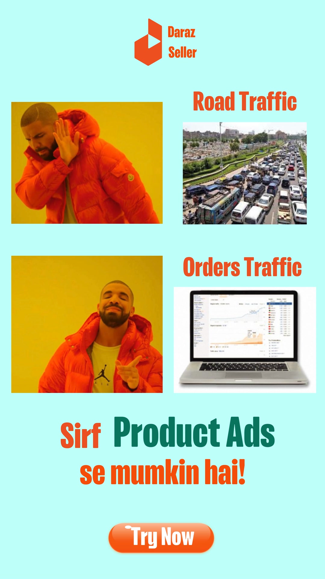 Product Ads is the way to go!! Try Now: https://sellercenter.daraz.pk ...