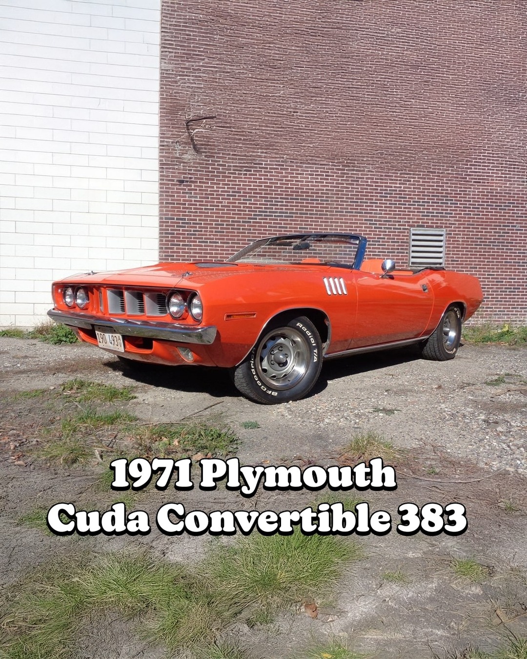 1971 Plymouth Cuda Convertible 383 4 Speed | My Car Story With Lou