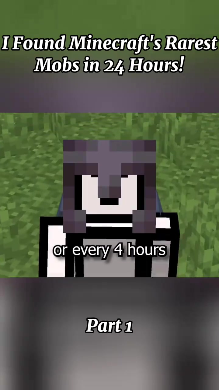 I Found Minecraft's Rarest Mobs in 24 Hours! #Minecraft # ...