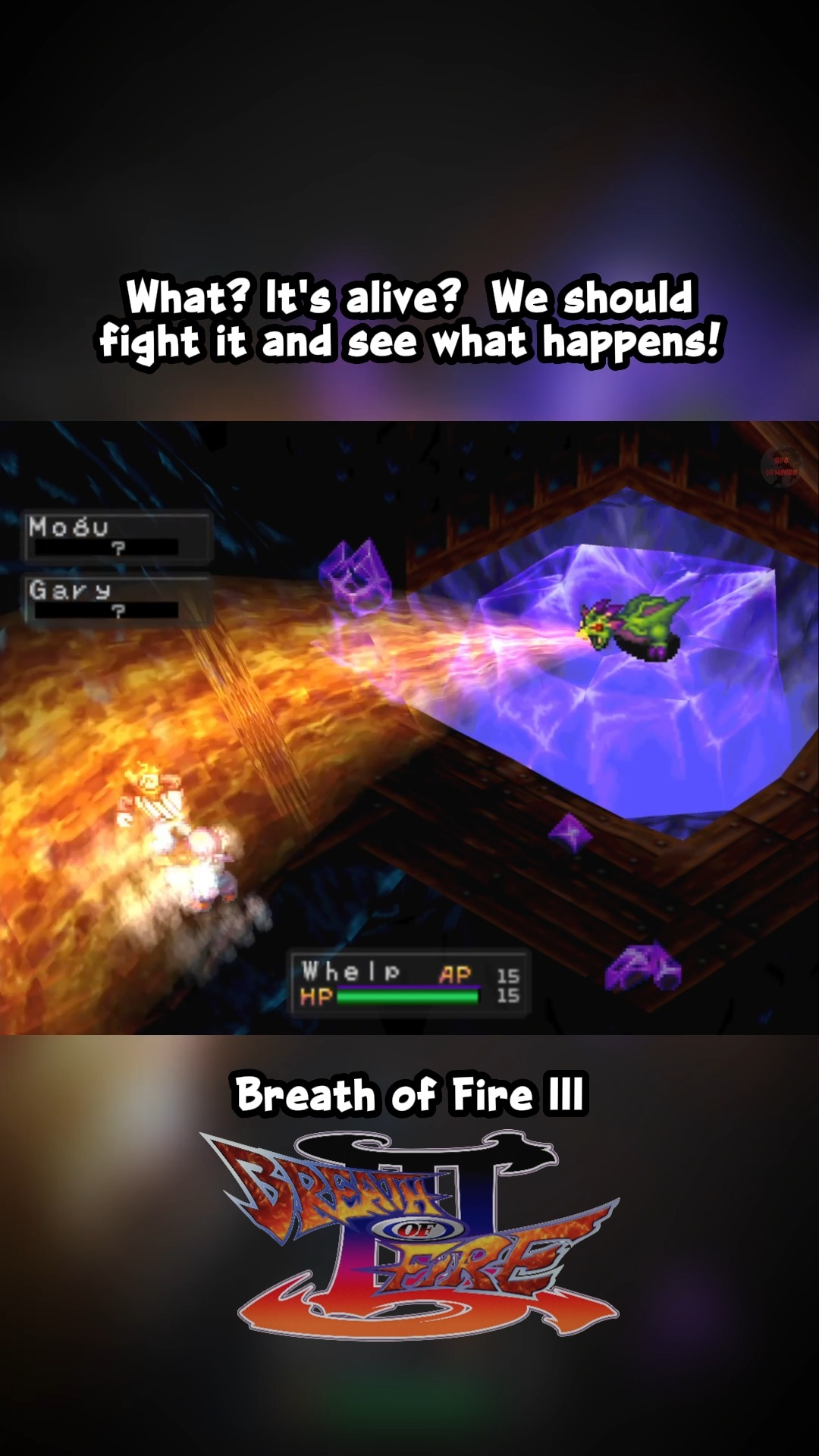 Breath of Fire 3 - They found a living dragon... and decided to smack ...
