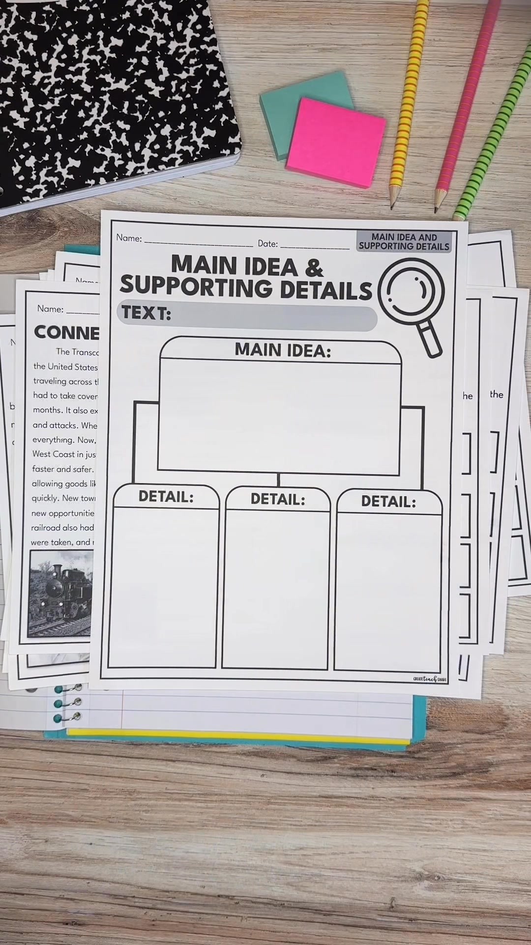 Everything you need to teach Main Idea!! This comprehensive resource ...