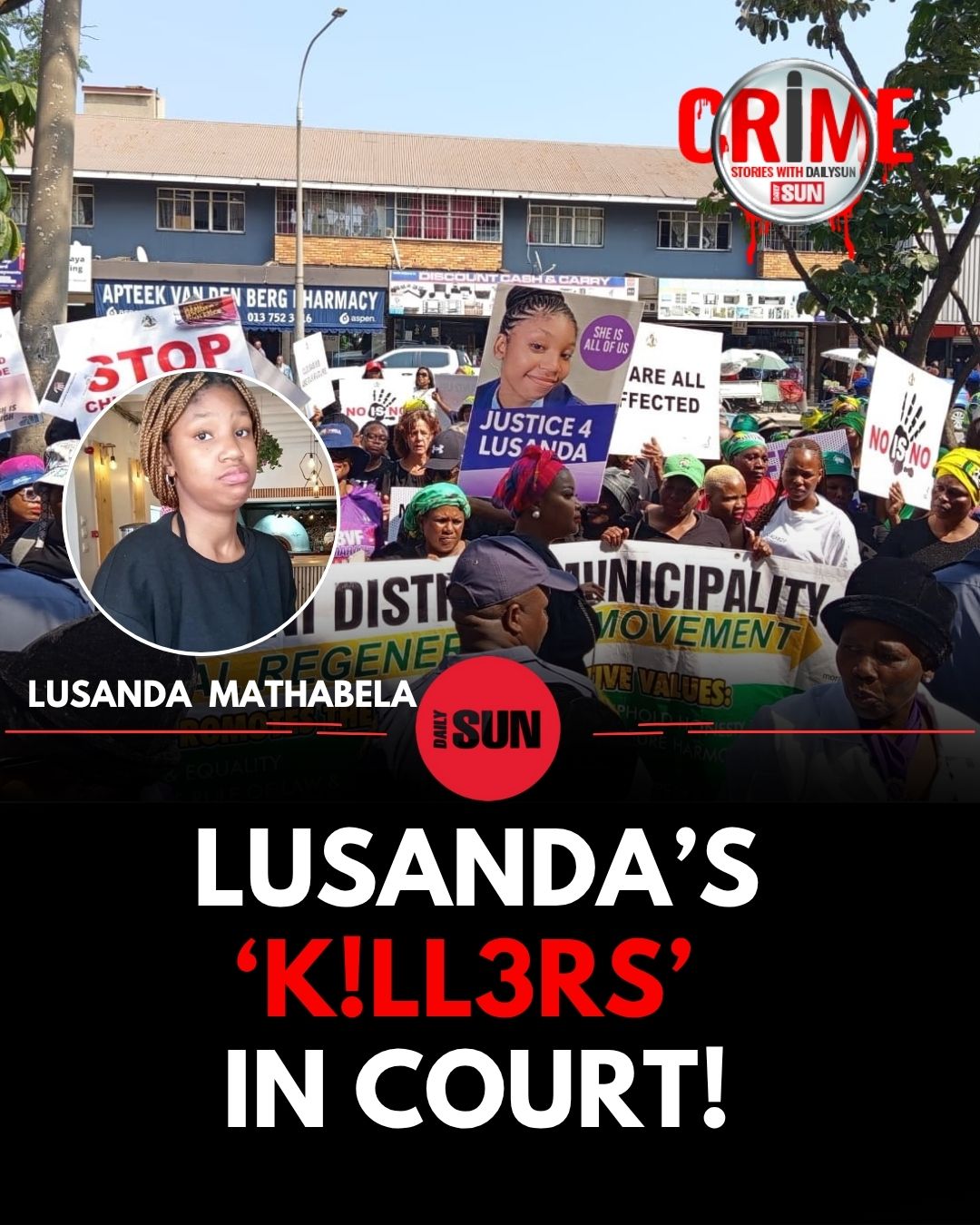 ⚖️Different organisations are outside the Nelspruit Magistrates Court ...
