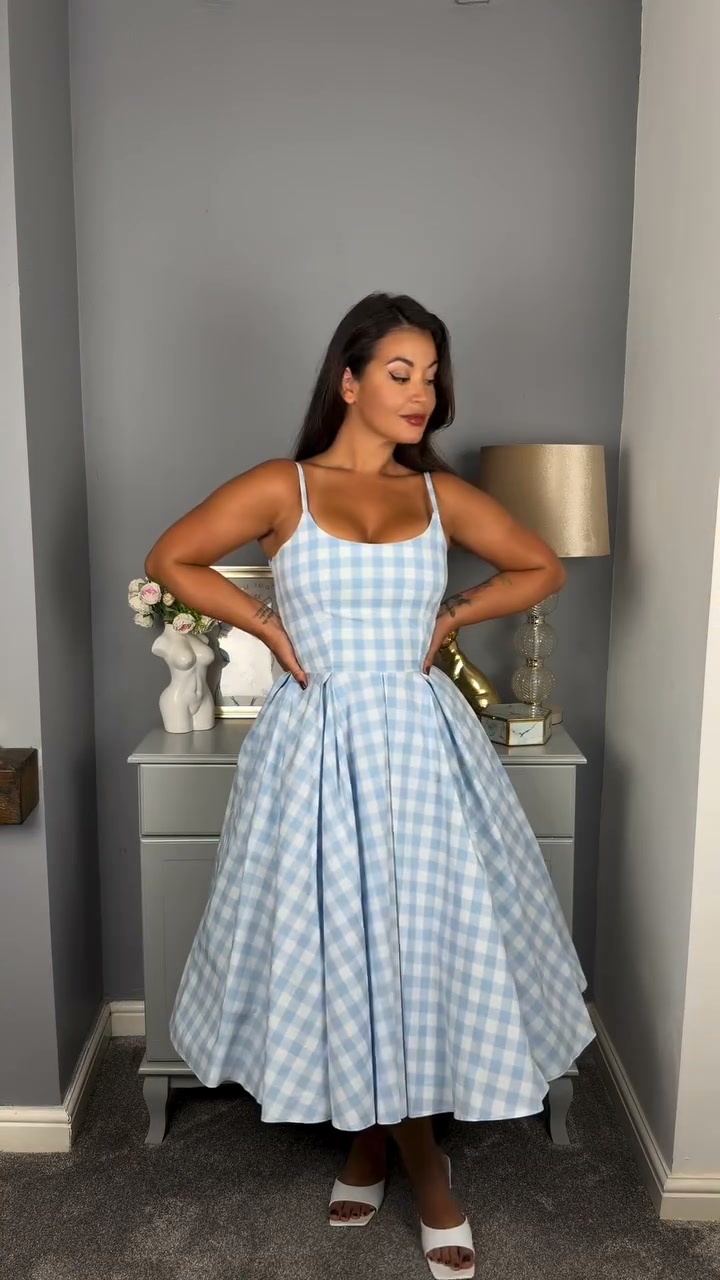 the pretty dress company Priscilla Denim Midi or with pumps for daytime chic Spring Loveliness [The Pretty Dress