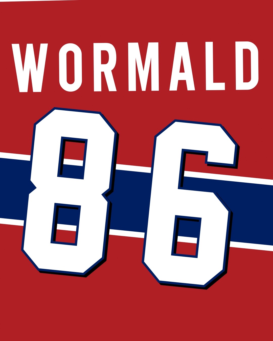 The numbers are in! New recruit Logan Wormald will rock the 86 in a ...