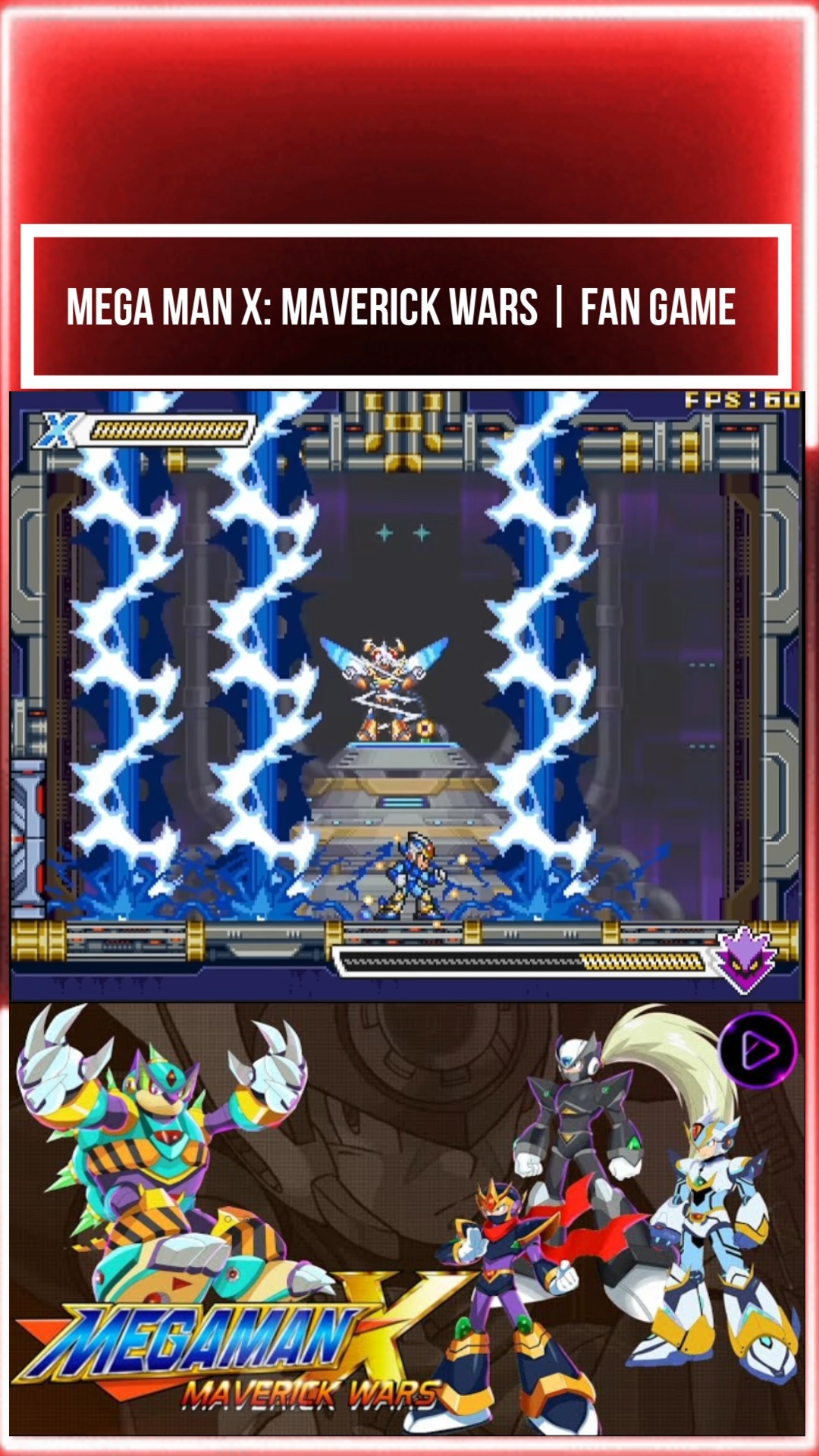 Mega Man X: Maverick Wars | Fan Game all credits to Pixel Box