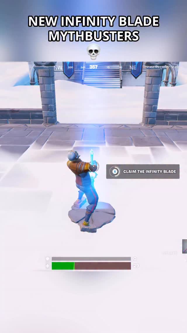 Fortnite Mythic Infinity Blade Mythbusters😳 #fortnite #fyp #foryoupage ...