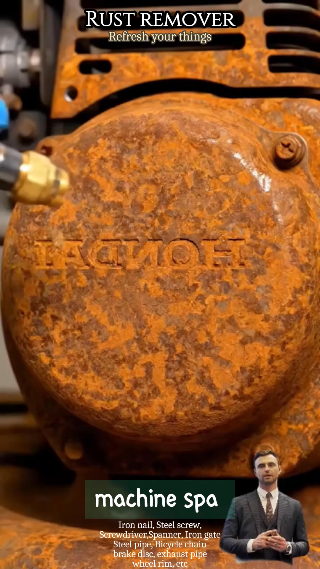 🛡️ Rust Be Gone — No Sanding, No Scrubbing! 🚗 ⚡ Instant Rust Dissolver ...