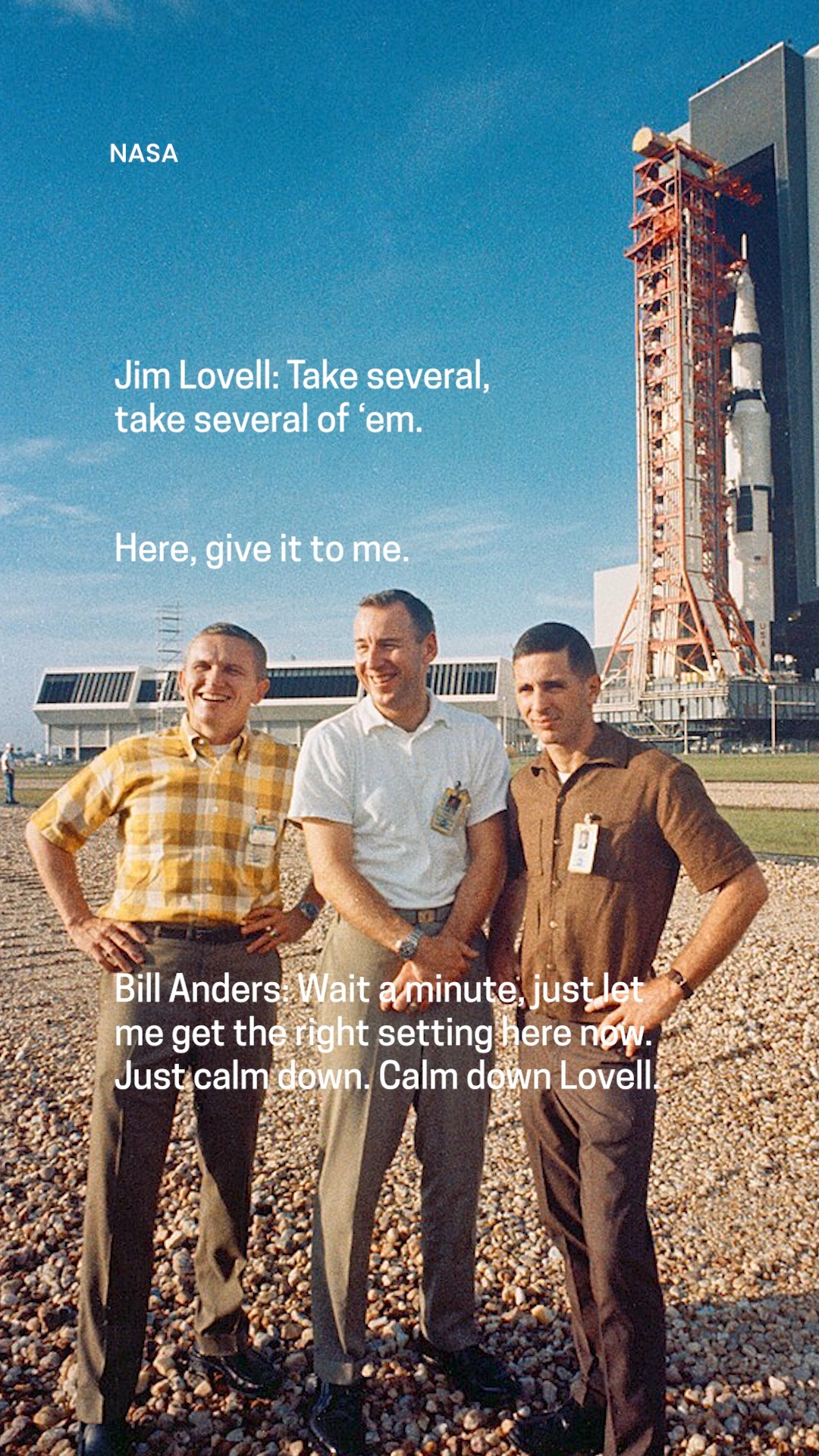 In 1968, the Apollo 8 crew became the first people to witness