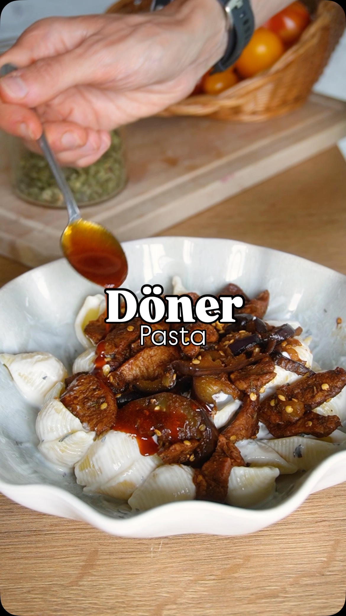 Döner Pasta 🍝 (Werbung/Ad) I know combining yogurt and pasta is a crime ...