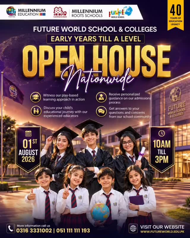 🎓 One Visit. One Decision. A Lifetime of Opportunity. 📅 Open