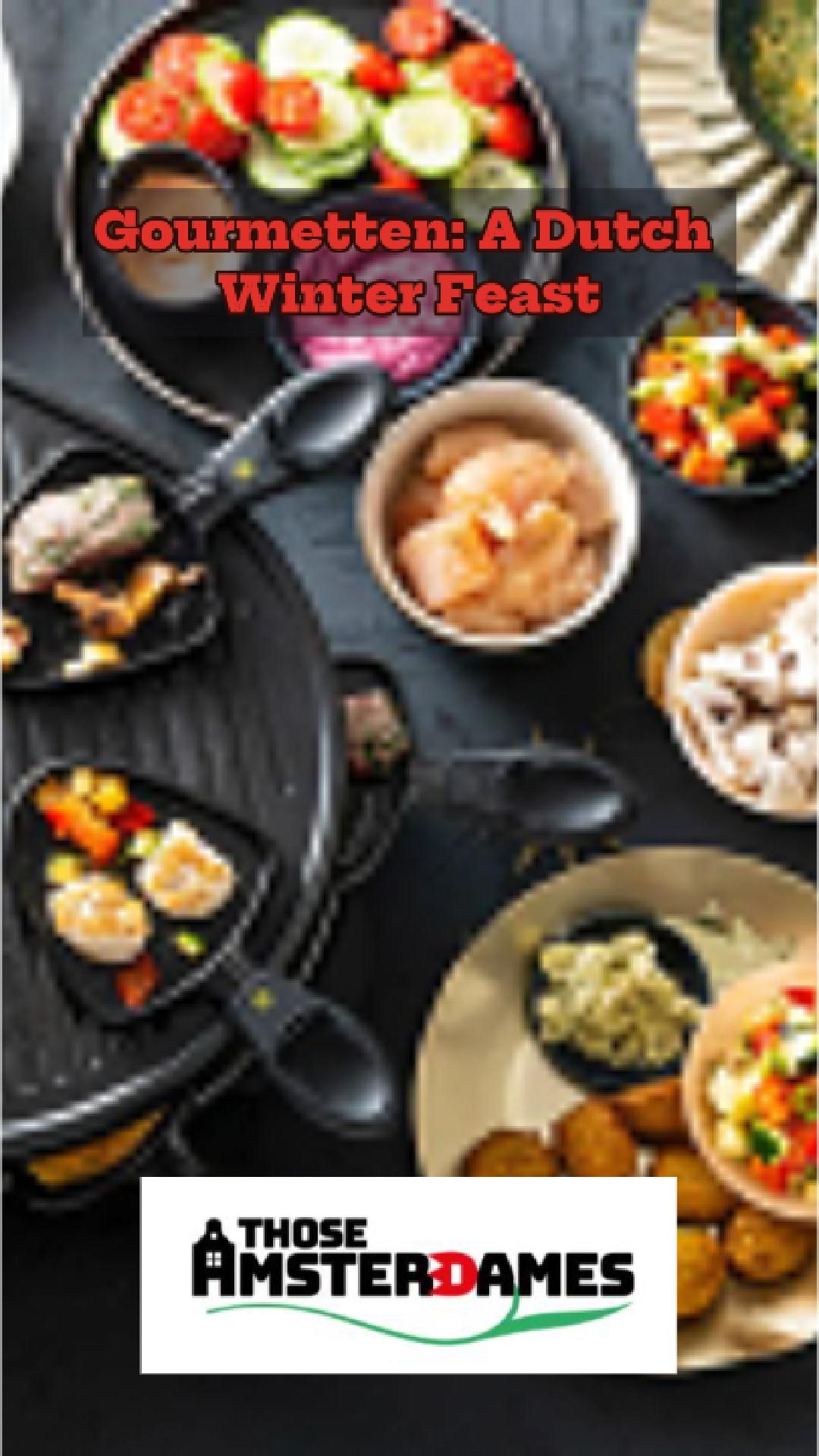 Gourmetten is a Dutch tradition that turns dinner into a social experience. Everyone cooks their own food at the table in mini pans – from meat and vegetables to cheese and sauces. It’s interactive,
