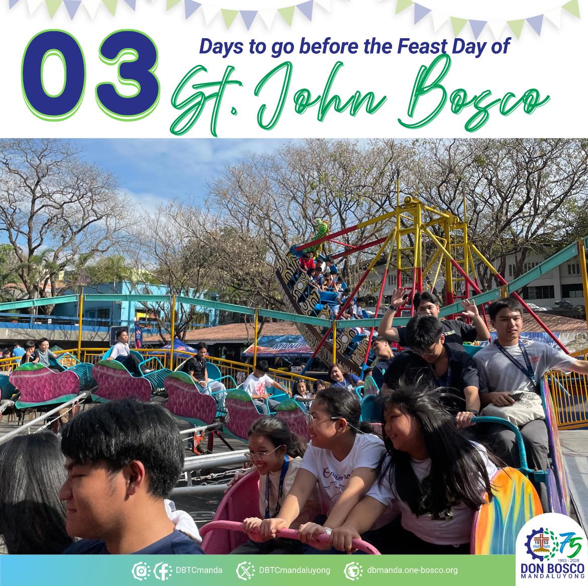 Countdown to the Feast of St. John Bosco ⏳ Rides with friends Only 3 ...