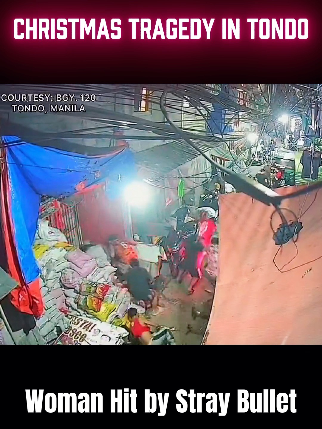 Christmas Tragedy in Tondo: Woman Hit by Stray Bullet A woman was ...