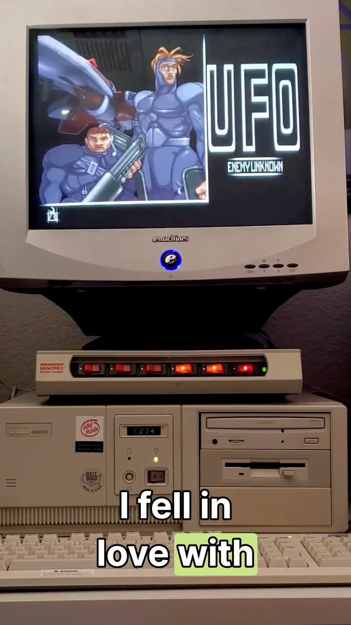 X-COM: UFO Defense on a real 486 from nineteen ninety four. Your