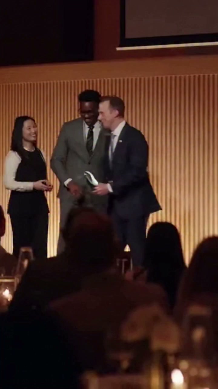 The night my husband's company won Business of the Year