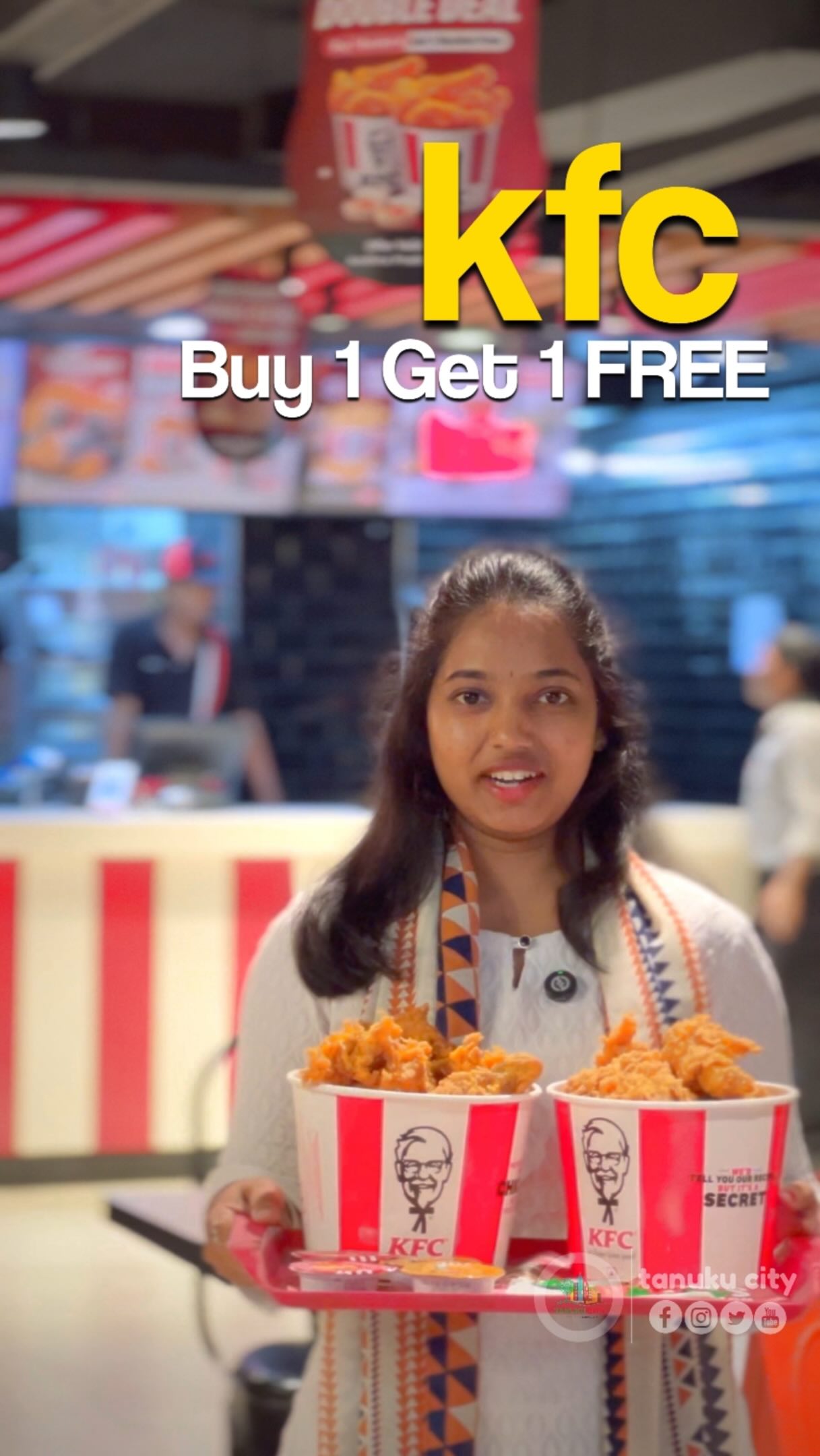 ^_^^_^^_^さん BOTTOMLESS BUCKETS ARE HERE!!! 🍗🔥 How does a 21-piece Bucket
