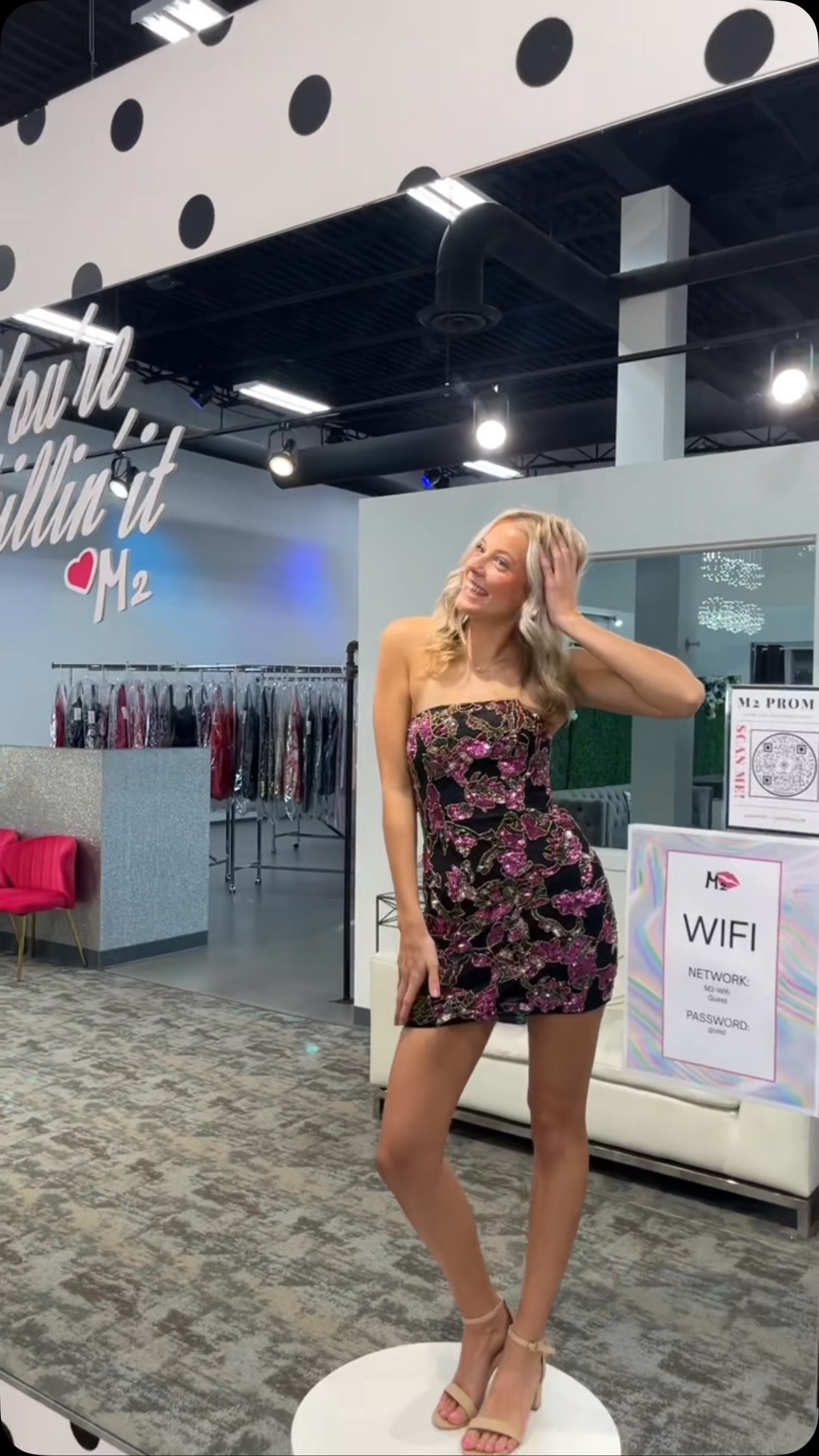 homecoming dress stores champaign il We’re in a VERY good mood this morning because we’re doing our favorite thing… looking at pictures of our M2 Babes. 🥹💖✨, HOCO season means our feeds are FULL of you girls wearing your M2 dresses, and flowy maternity gown