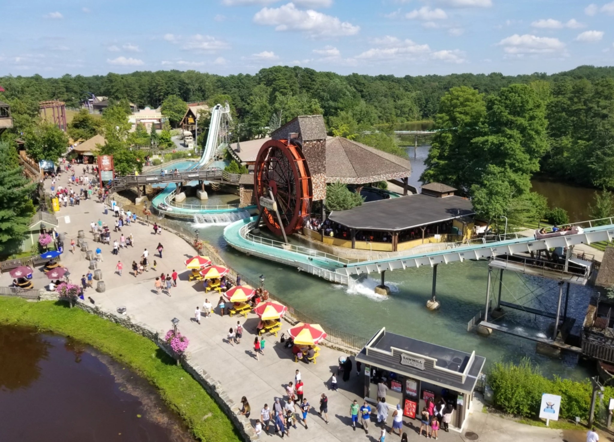 Great Adventure amusement park 16 years ago