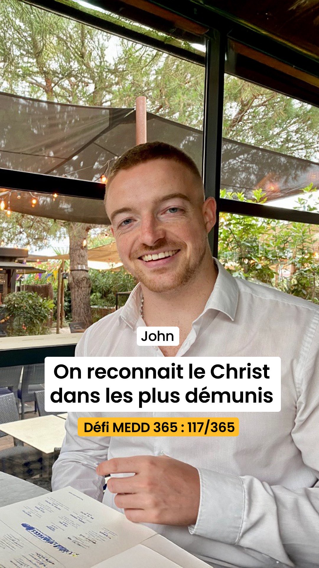 Défi MEDD 365 : 117/365 . . . On reconnaît le Christ dans les plus ...