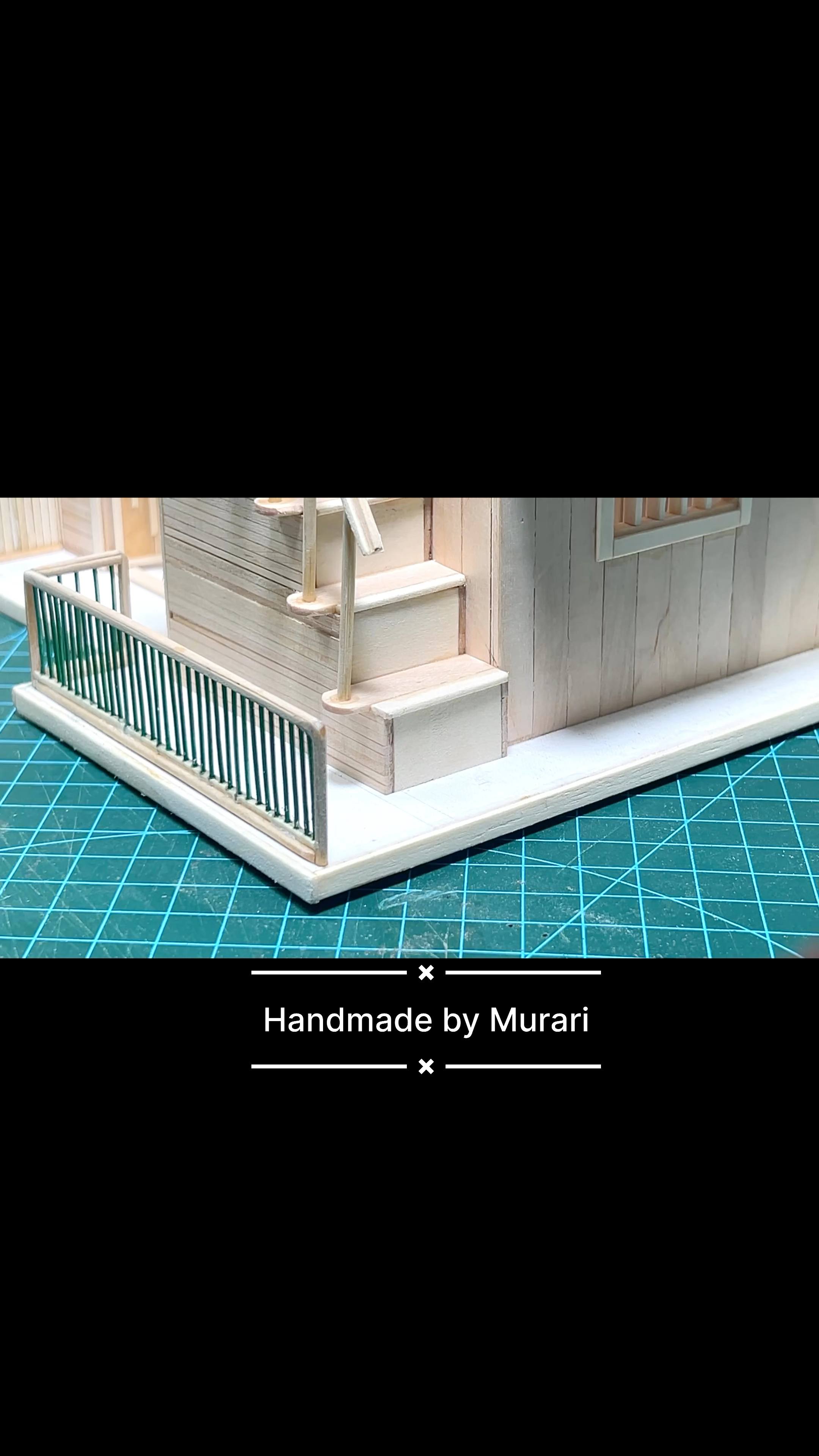 Railing made of ice cream sticks 💫 | Handmade by Murari 🥰#diy #crafts # ...