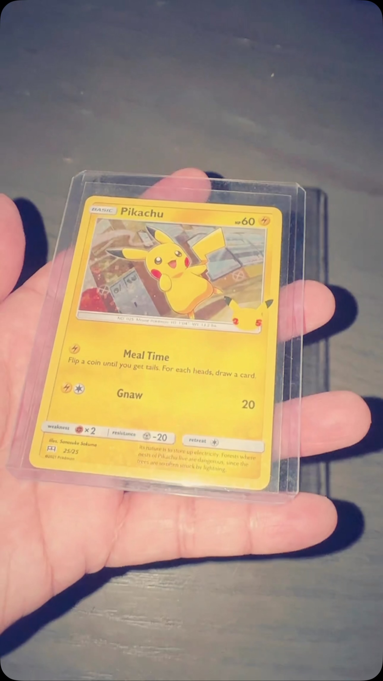 25th anniversary pokemon cards mcdonalds Charmander - 9/25 Holo Rare Slap (20) Weakness Grass 2 Retreat Cost McDonalds 25th anniversary promo Pikachu