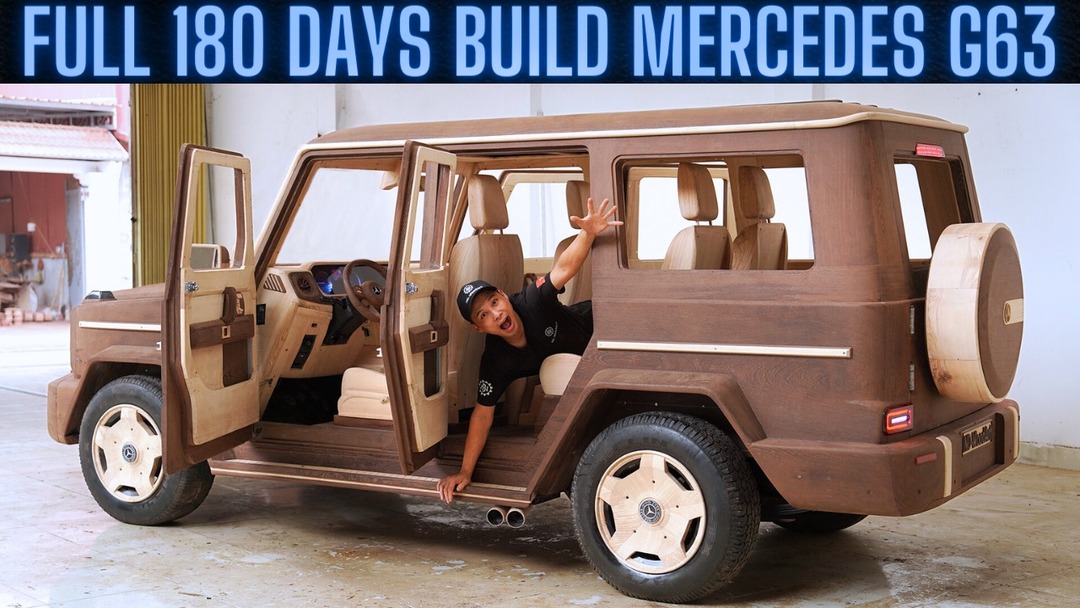 Dad Rebuilds His Old Car into a Stunning Mercedes G63 #Mercedes